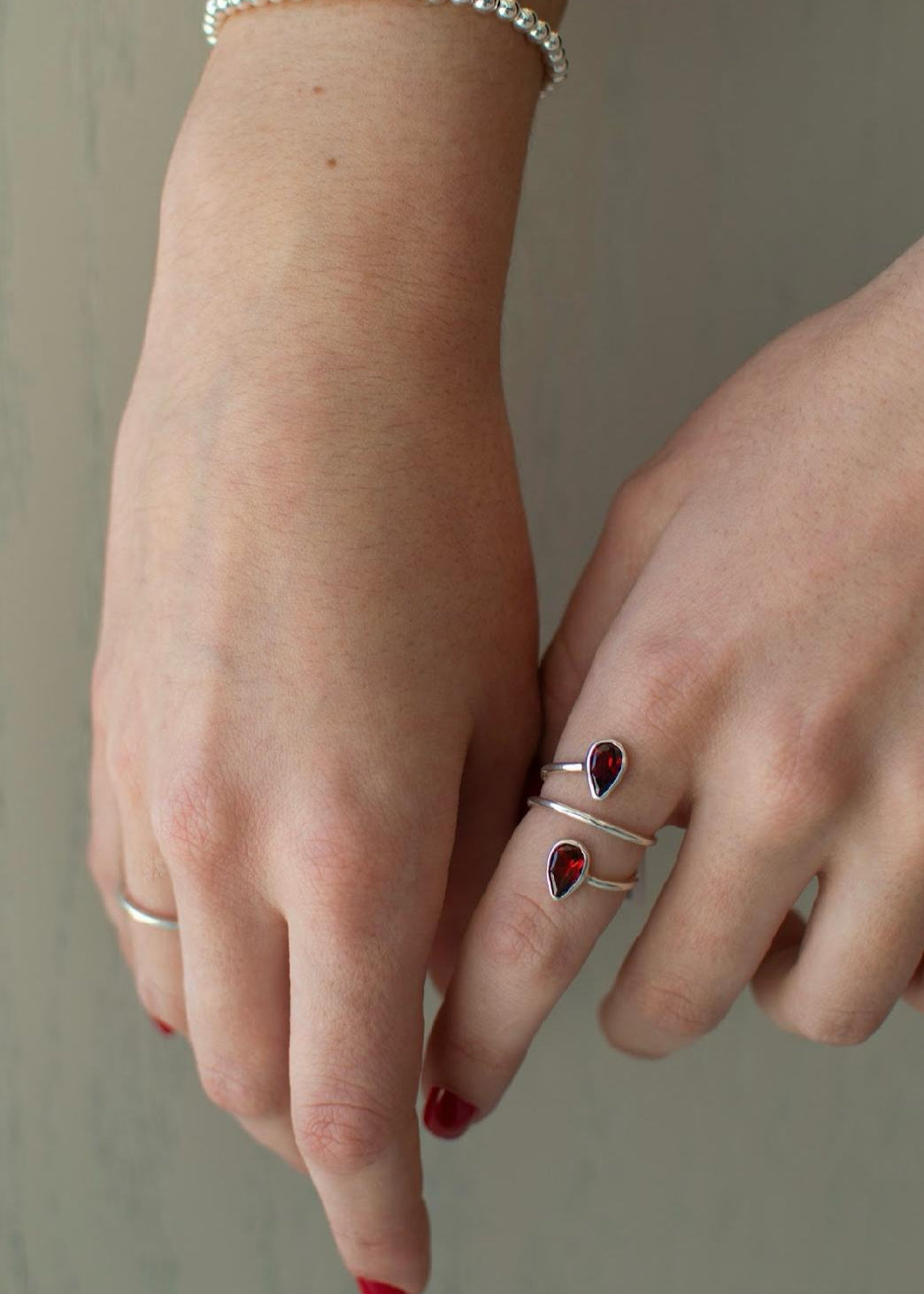 Anillo Espiral Plata