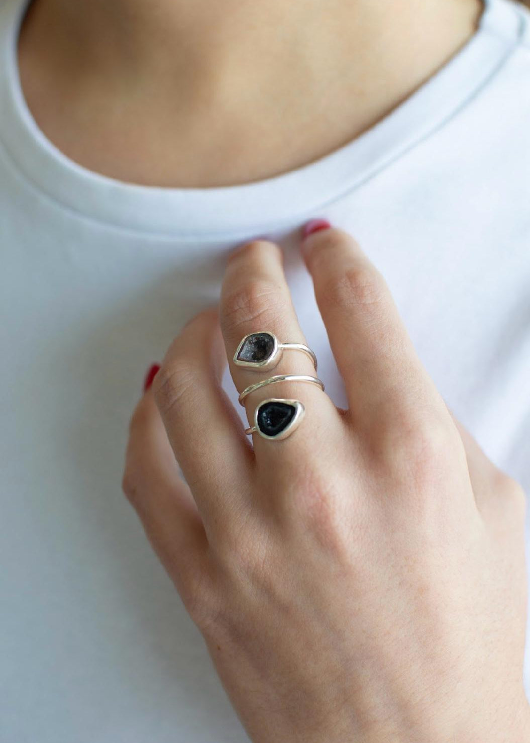 Anillo Espiral Plata