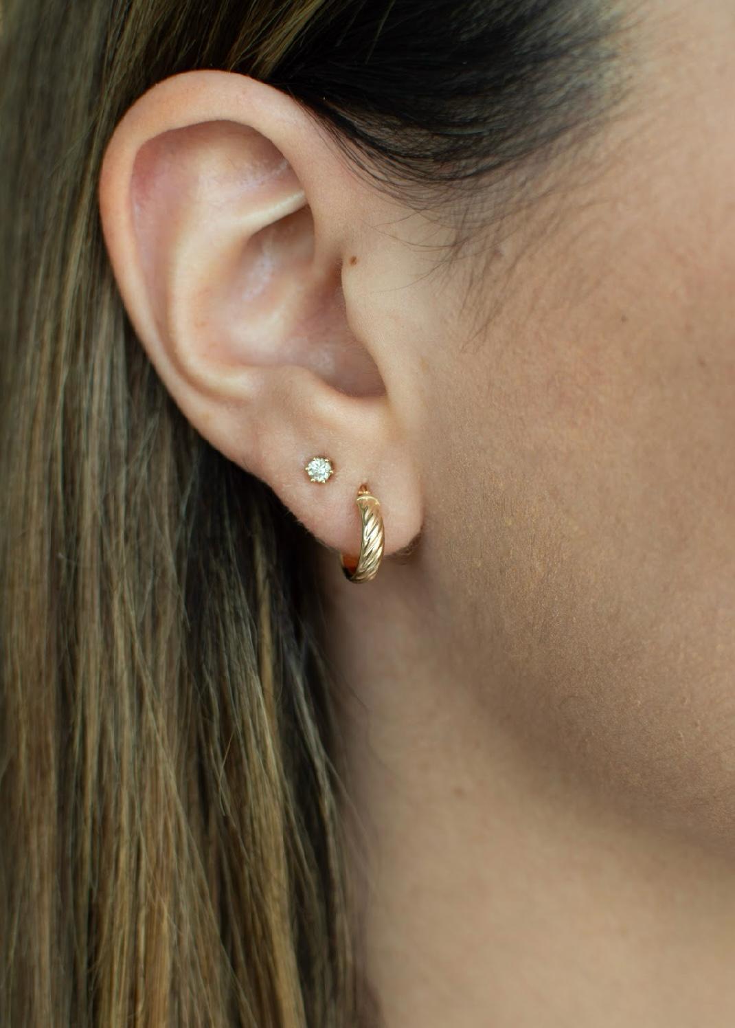 Hoops Mini Croissant Oro