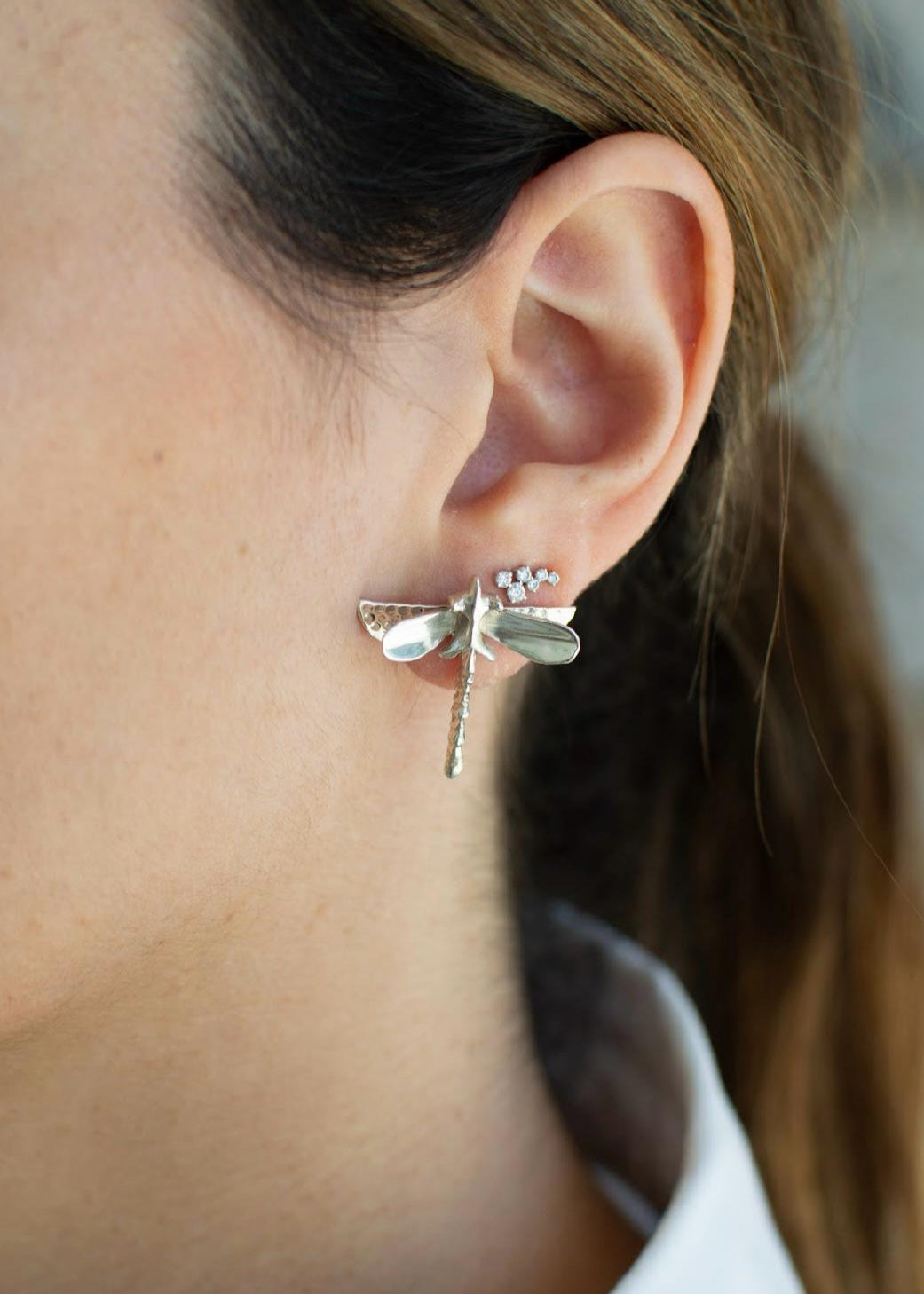 Aretes Libélula