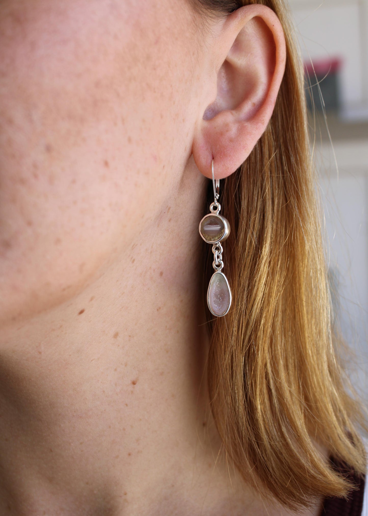 Aretes Colgantes Geoda