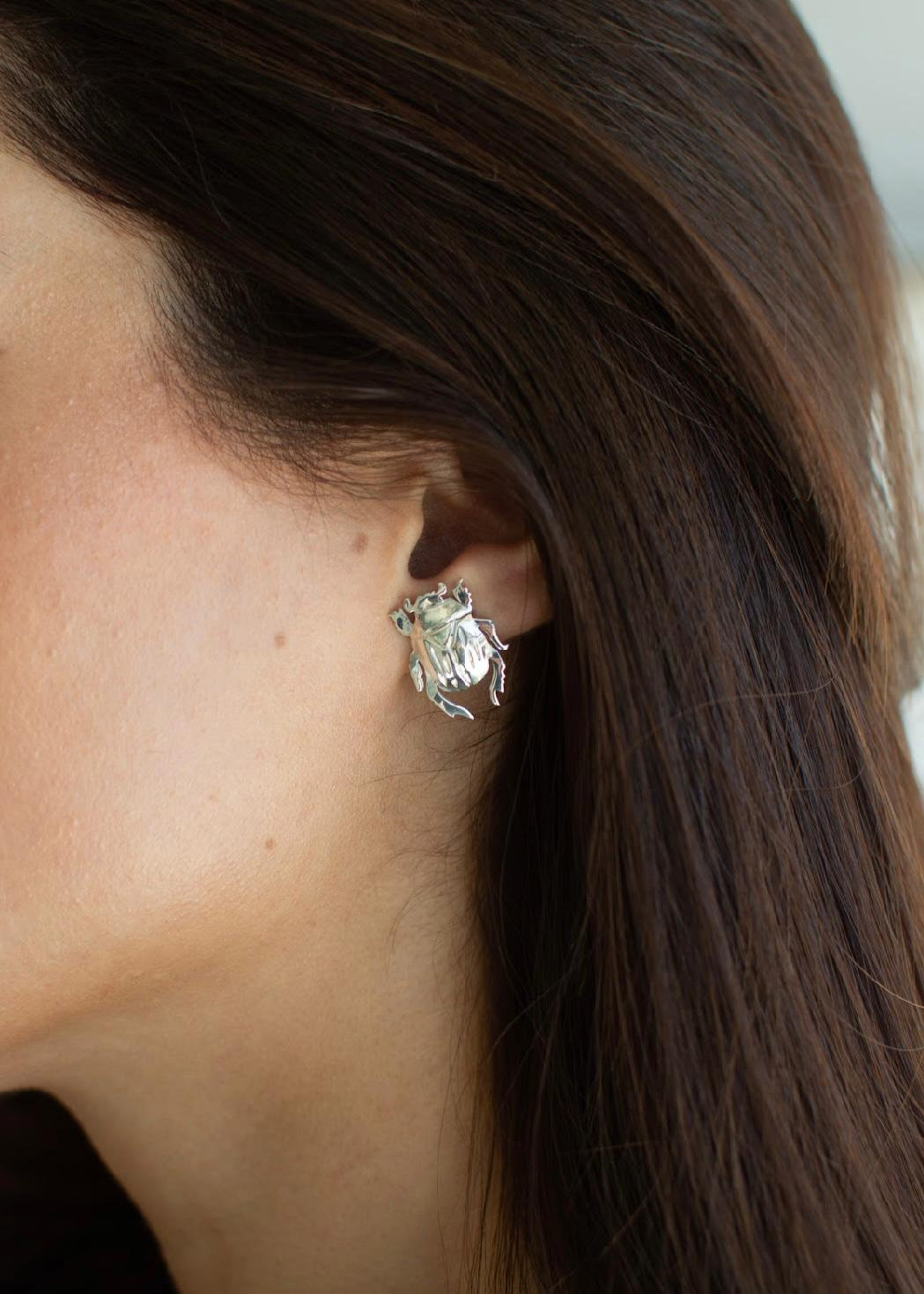 Aretes Escarabajo