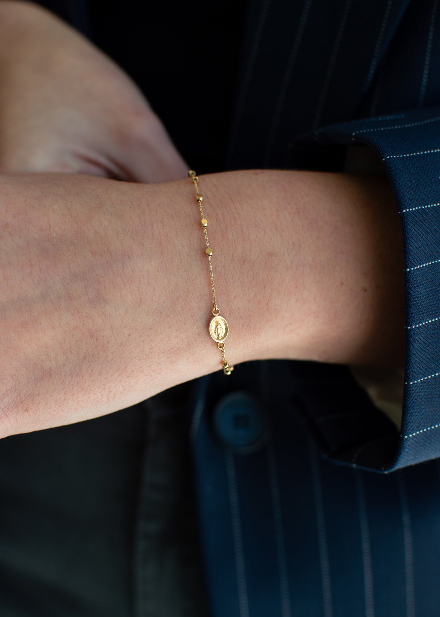 Pulsera Religiosa Oro