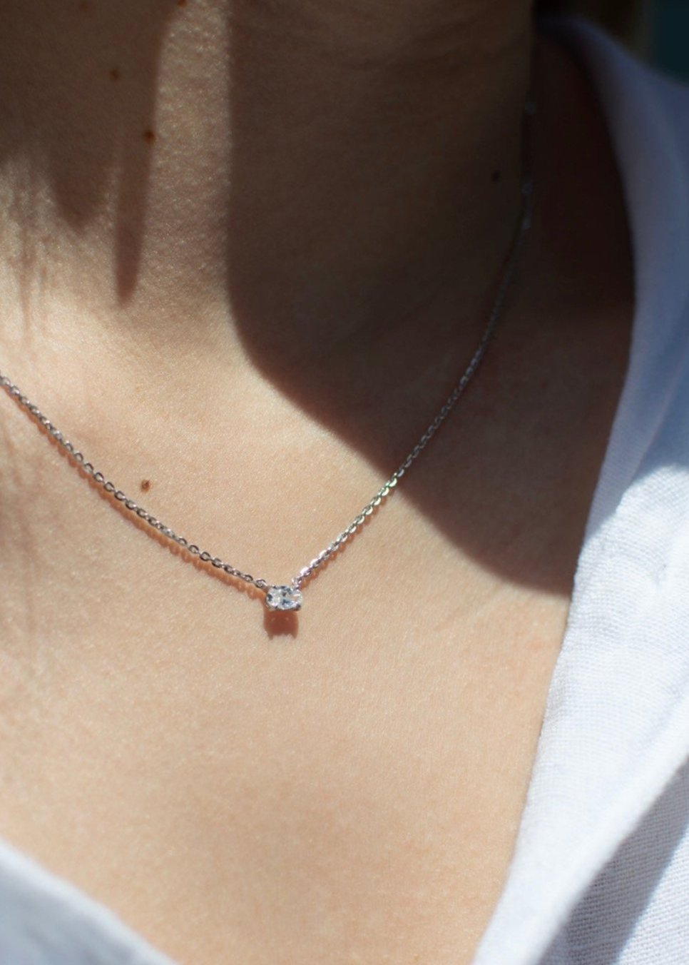 Collar Diamante Oval