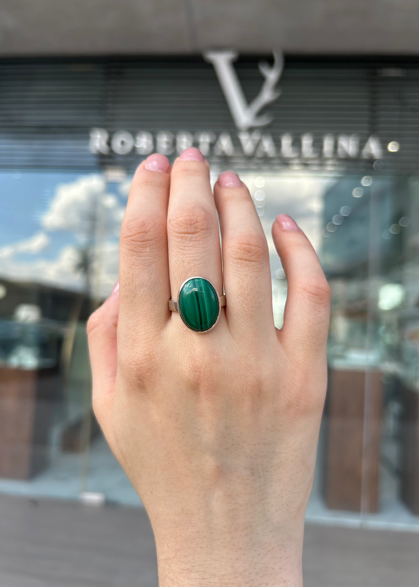 Anillo Malaquita