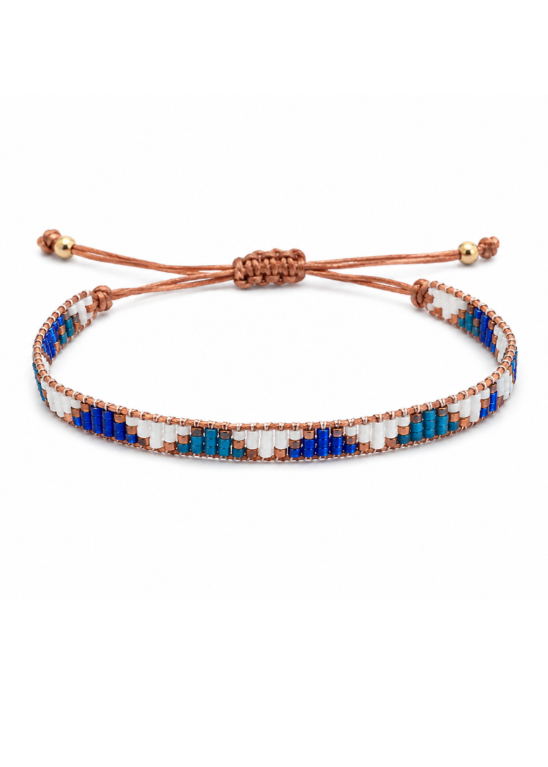 Pulsera 3 Filas Decorada