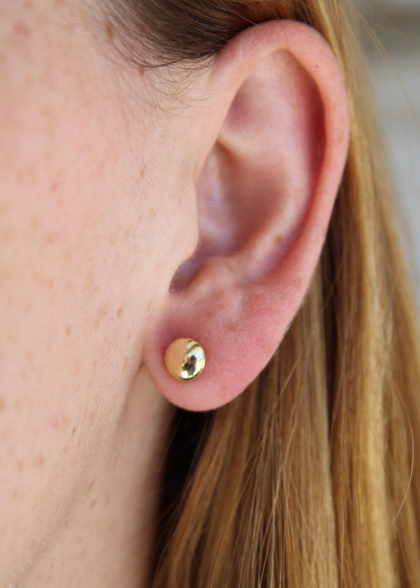 Broqueles Redondos Oro