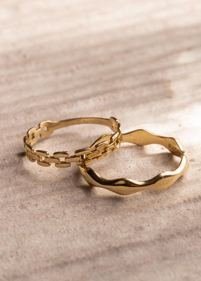 Anillo Wavy