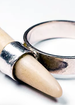 Anillo Cuerno Plata