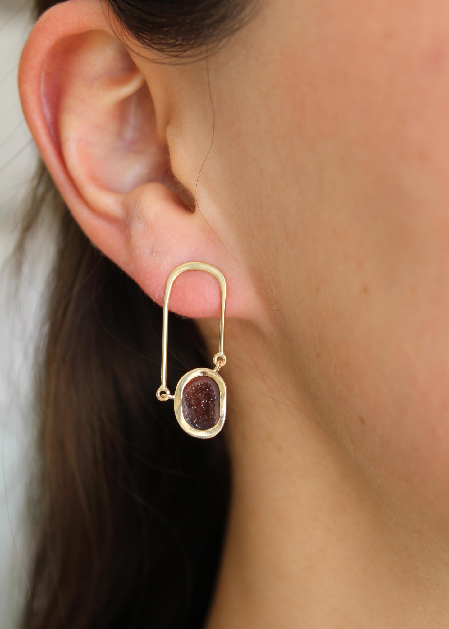 Aretes Arco Oro