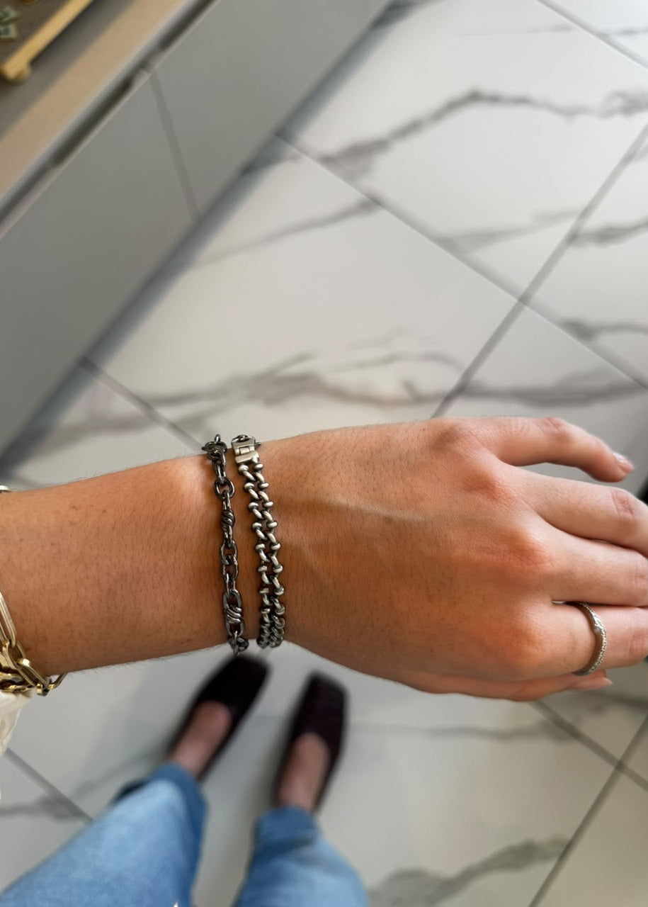 Pulsera Nudo Oxidada