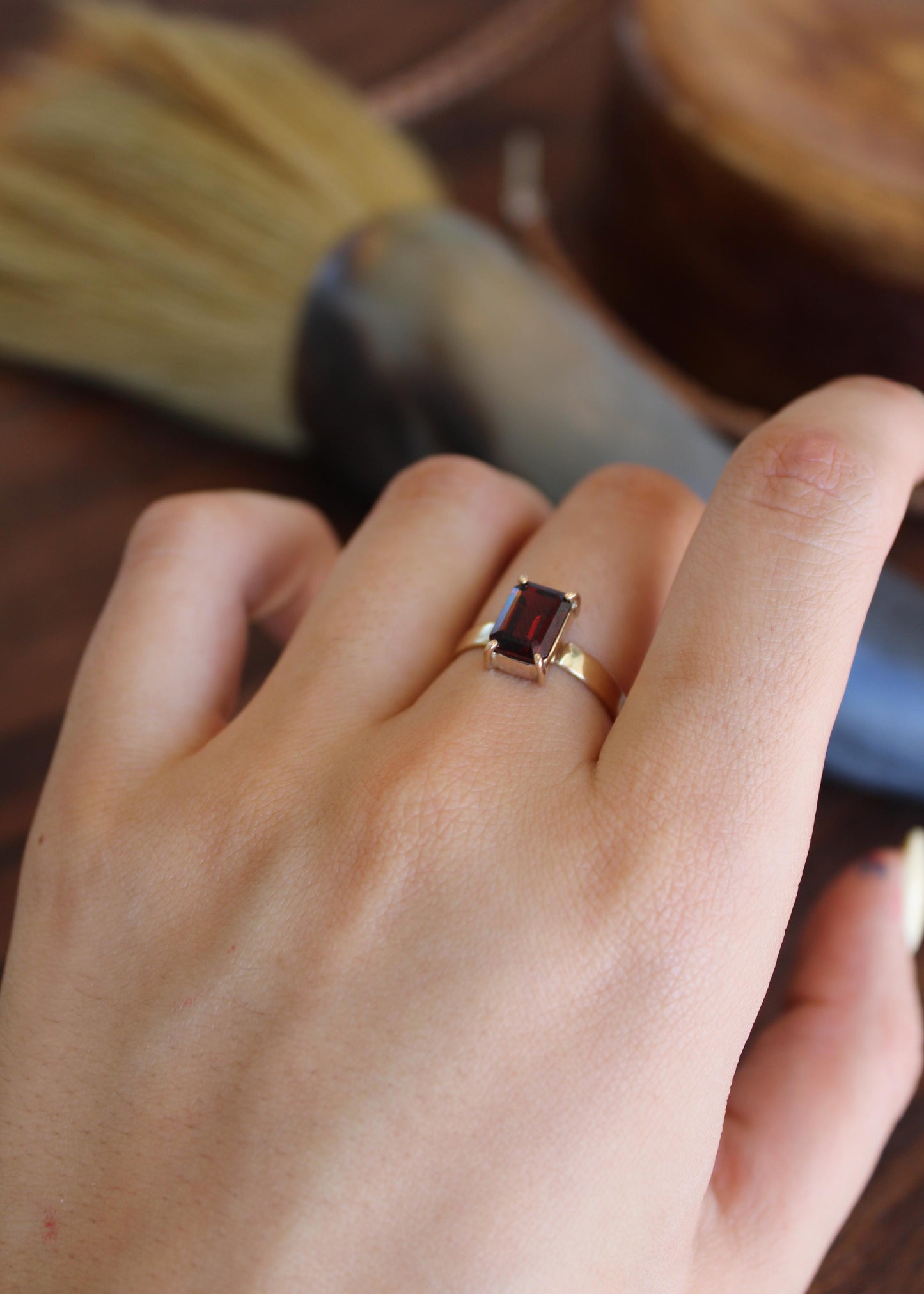 Anillo Piedra Oro