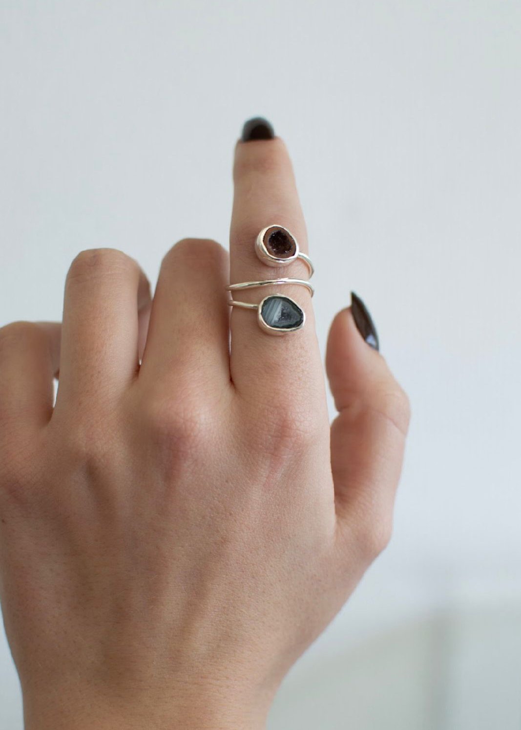 Anillo Espiral Plata