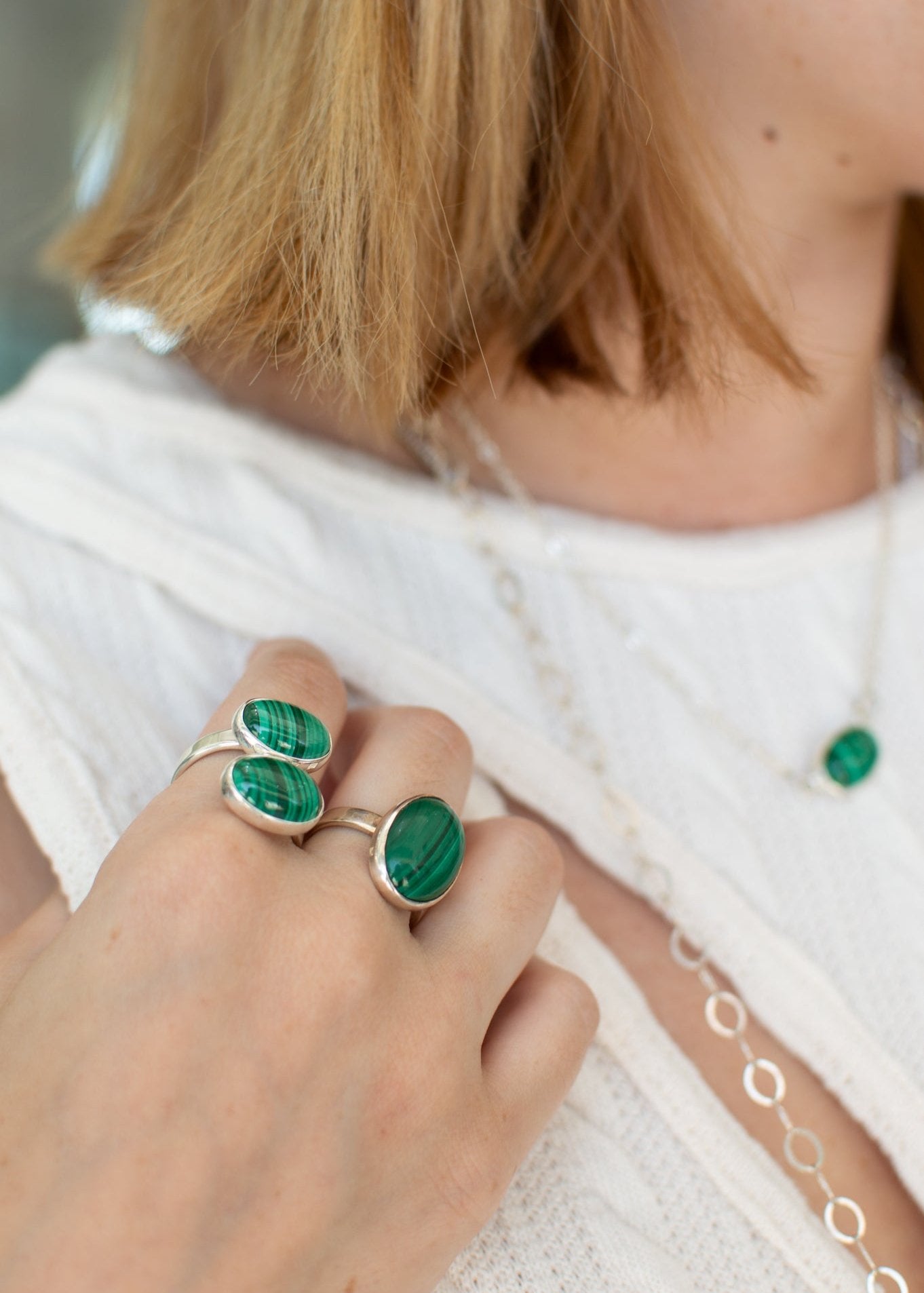 Anillo Malaquita