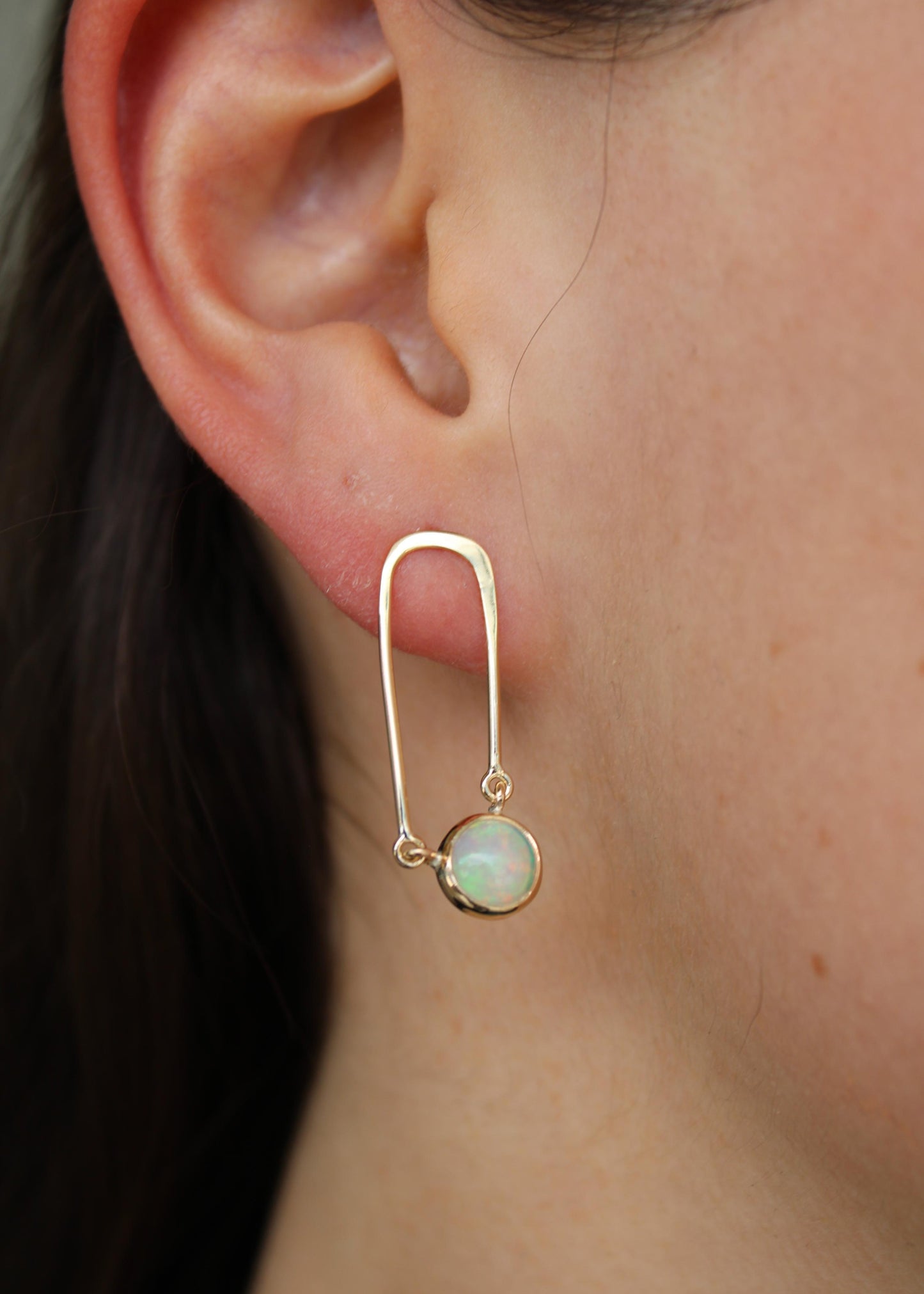 Aretes Arco Oro