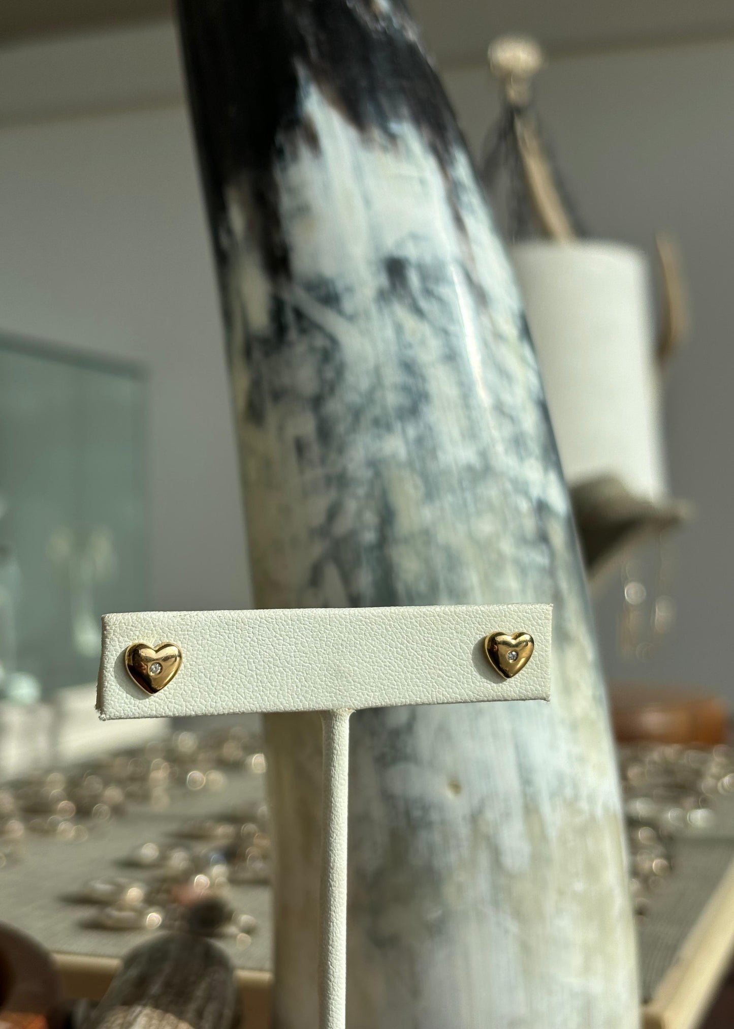 Aretes Corazón Oro