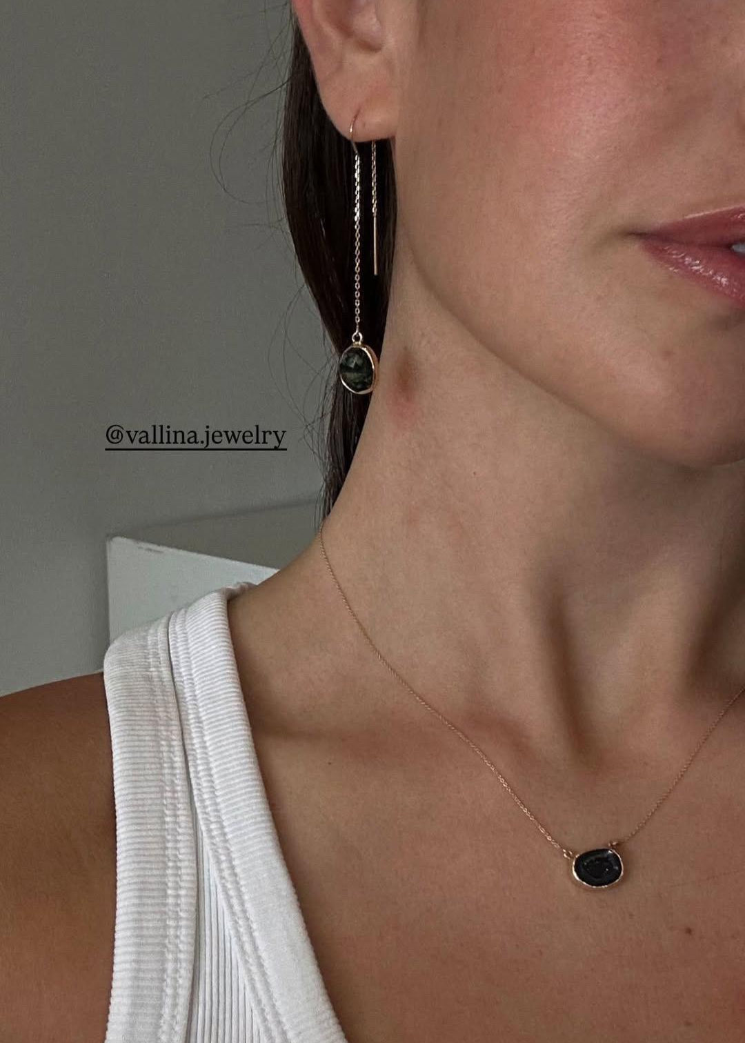 Collar Geoda Oro