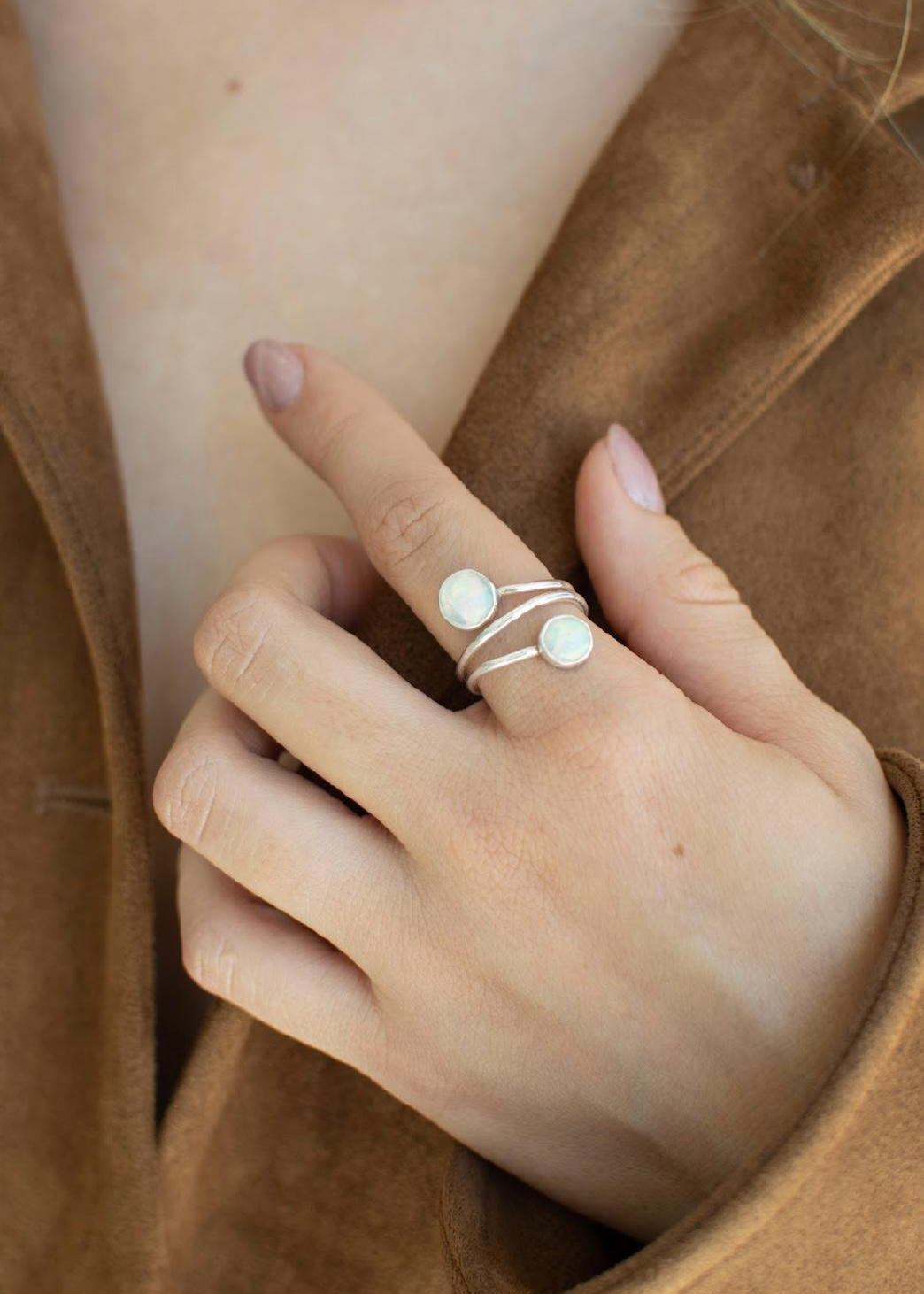 Anillo Espiral Plata