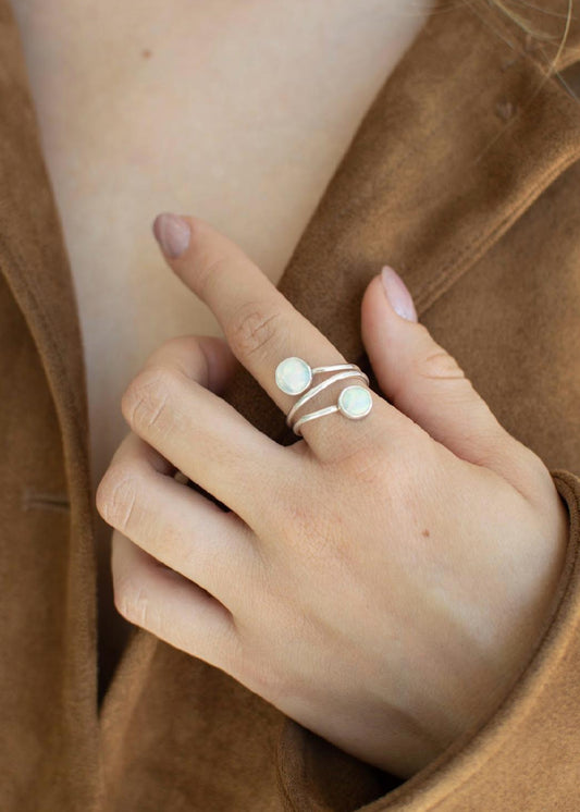 Anillo Espiral Plata