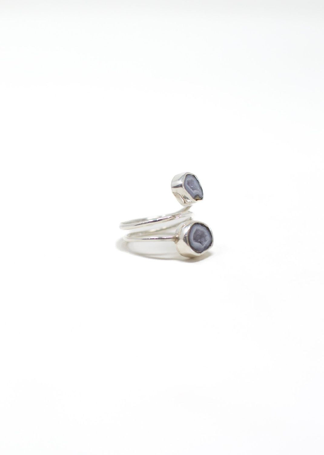 Anillo Espiral Plata