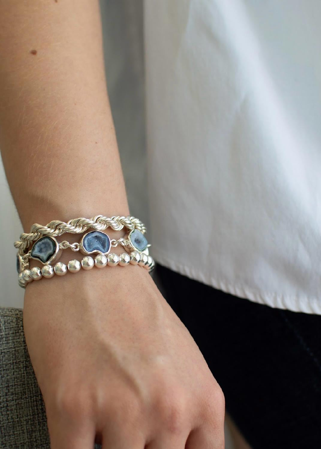 Pulsera Torzal Plata