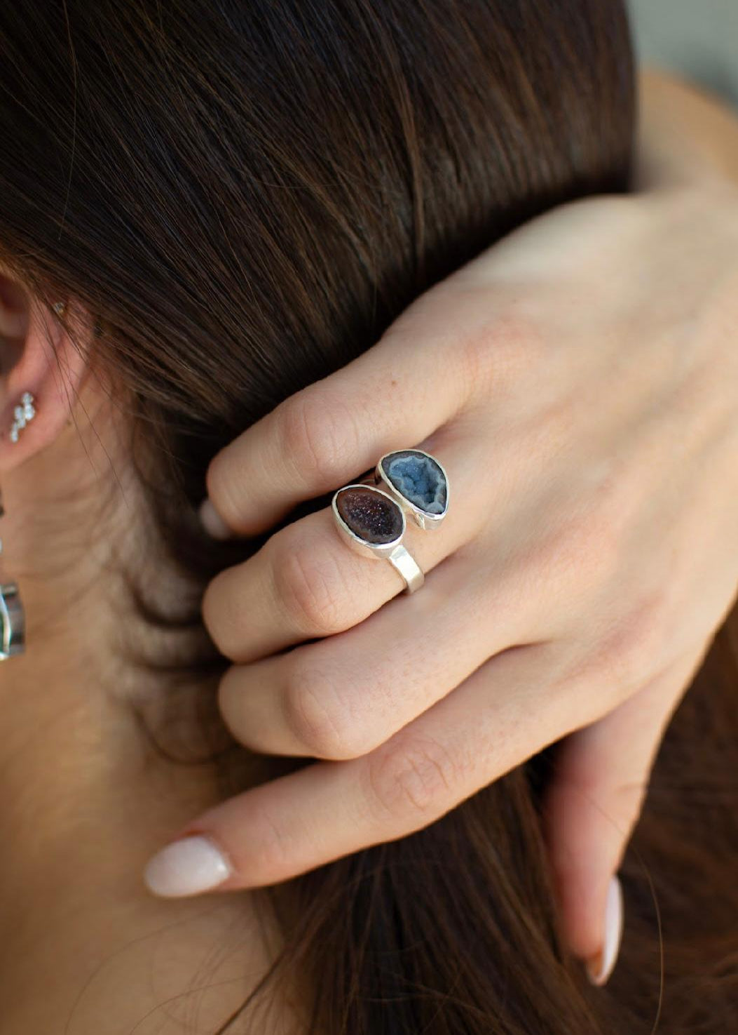 Anillo Doble Geoda