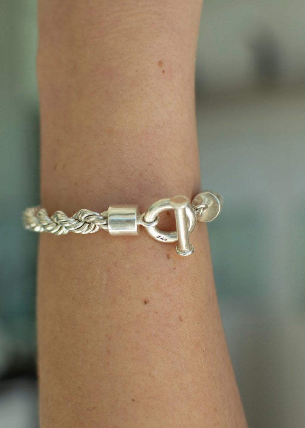 Pulsera Torzal Plata