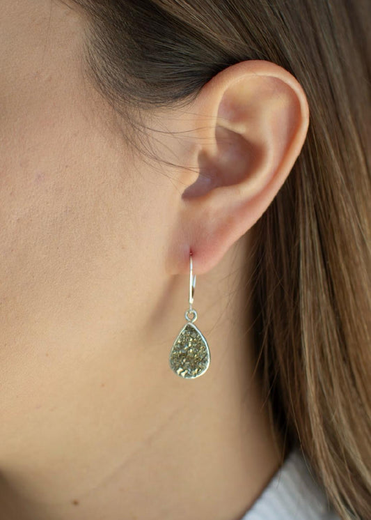 Aretes Colgantes Pirita
