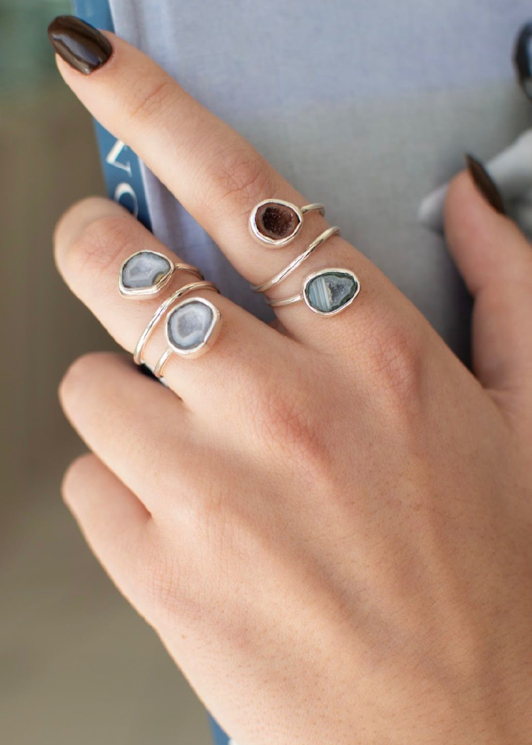 Anillo Espiral Plata