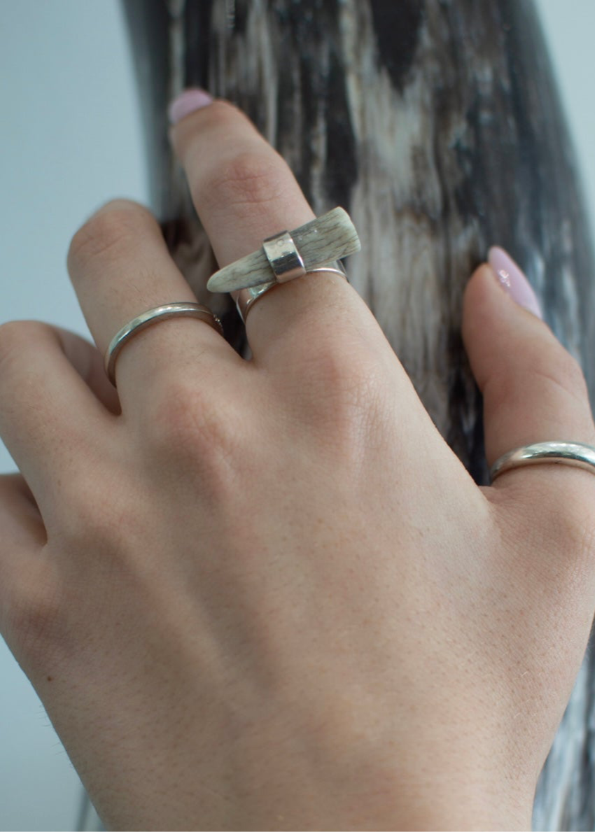 Anillo Cuerno Plata