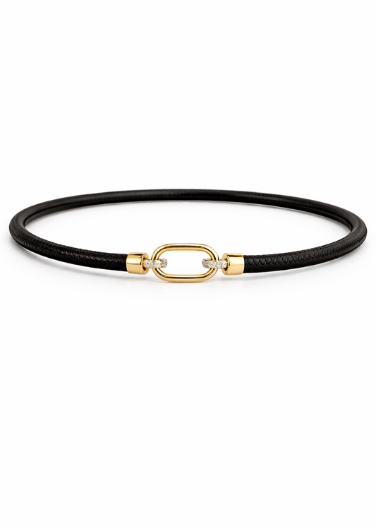 Choker Cuero Link