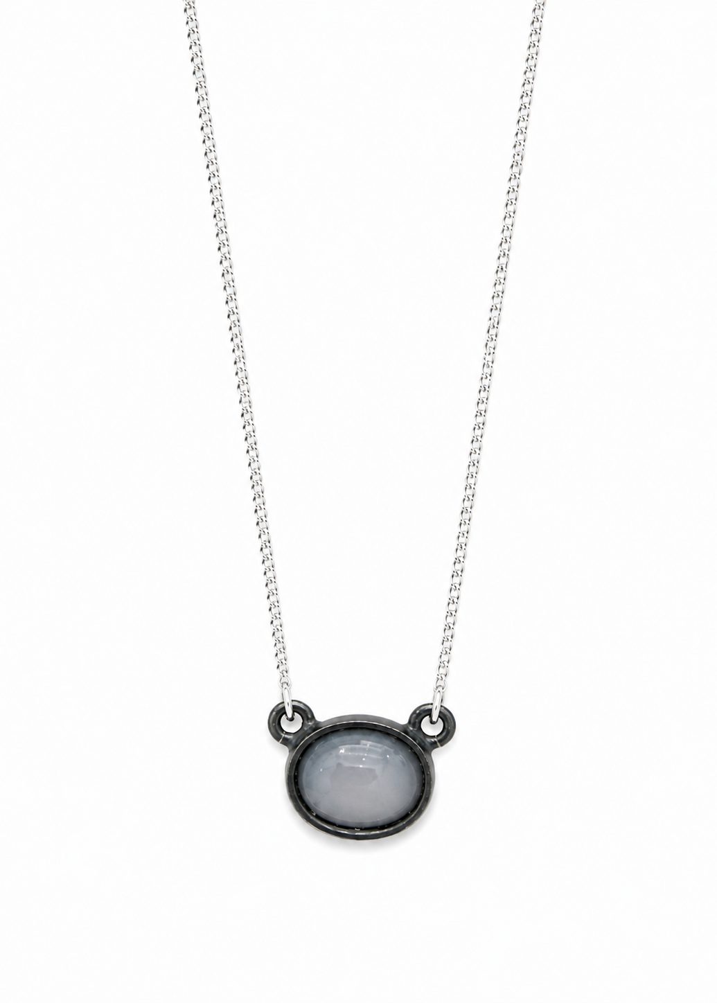 Collar Solitario Plata