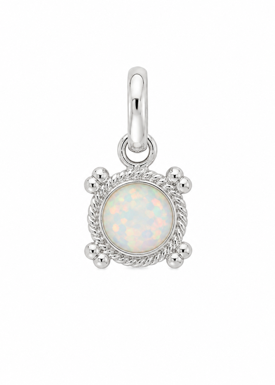 Charms Piedras Plata