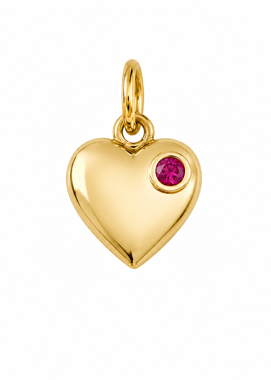 Dije Mini Oro c/Rubí