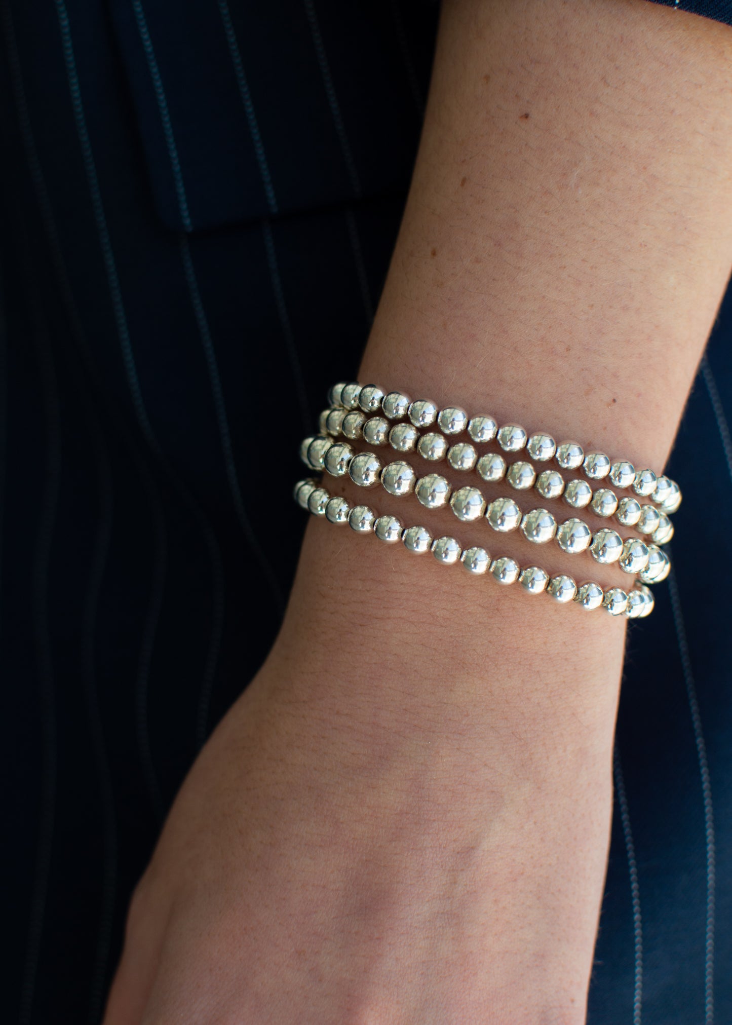 Pulsera Elástica "Beaded"