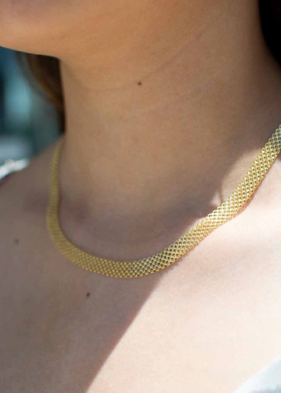 Cadena Tejida Oro