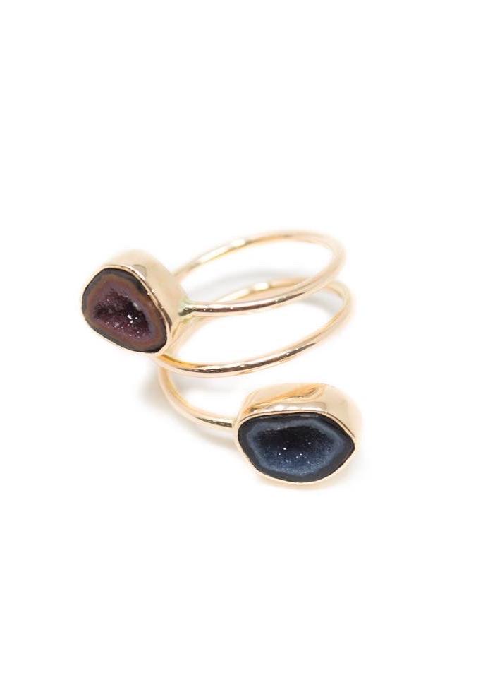 Anillo Espiral Oro