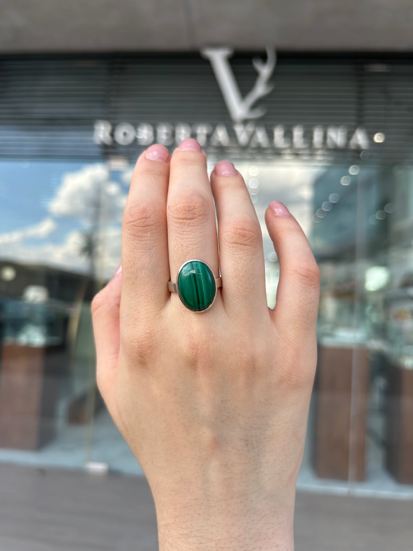 Anillo Malaquita