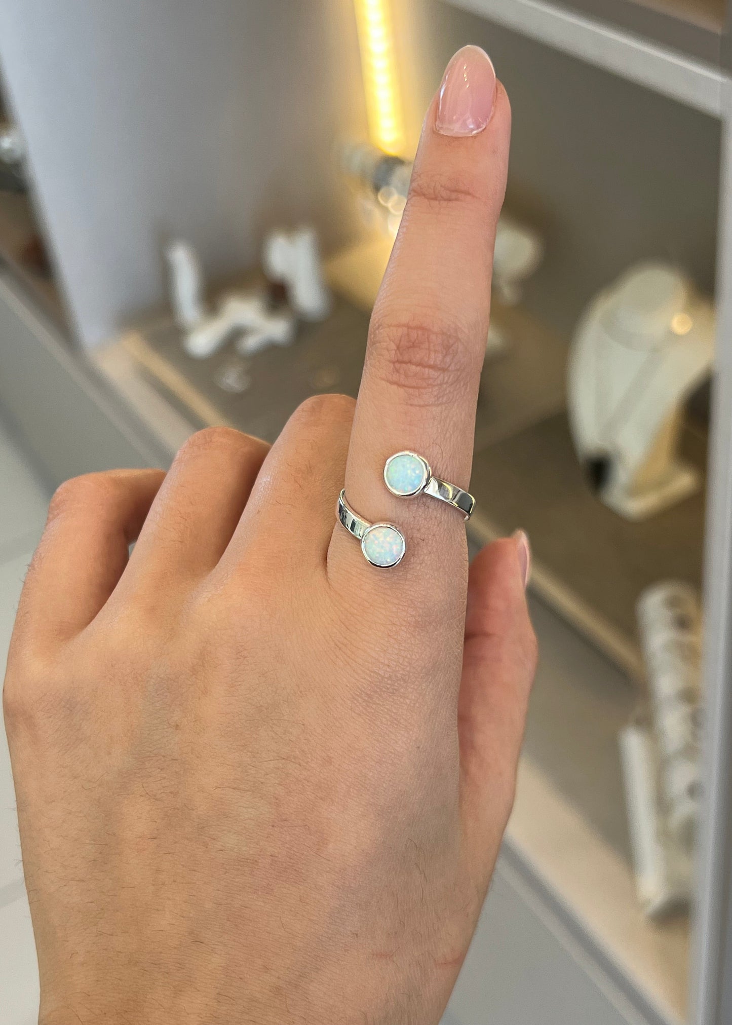 Anillo Doble Ópalo