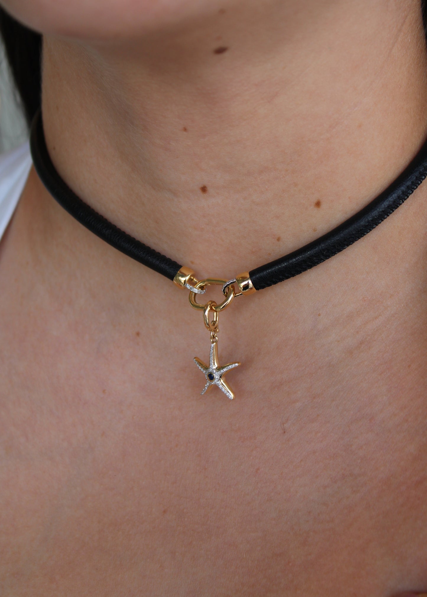 Choker Cuero Link
