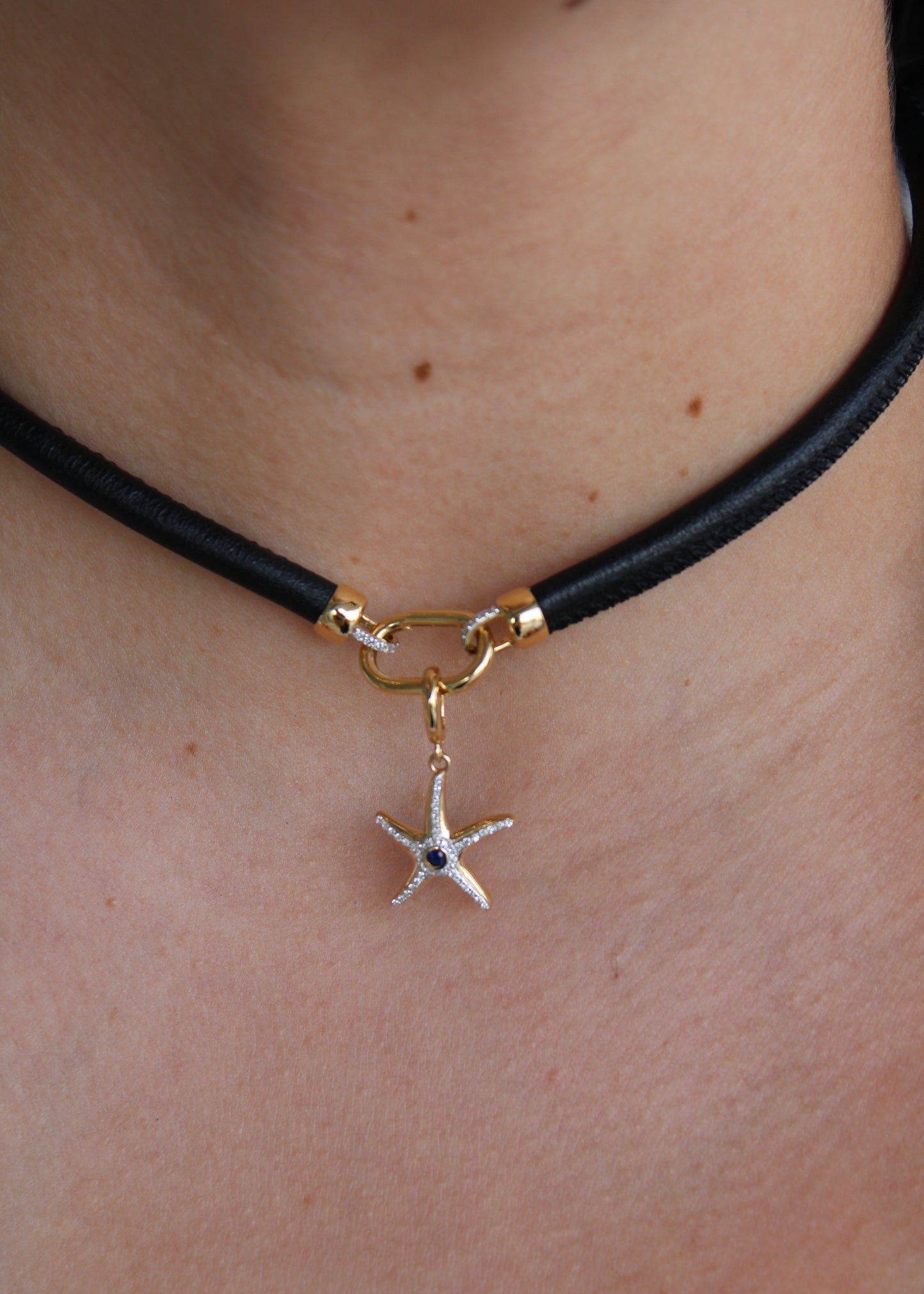 Choker Cuero Link