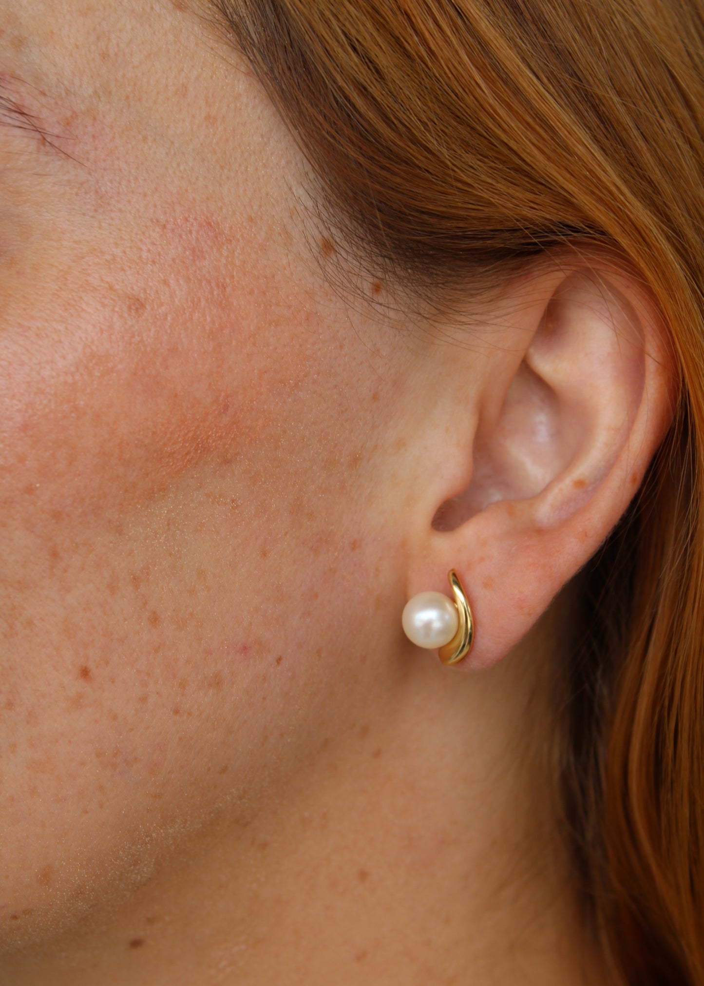Aretes Luna Perla