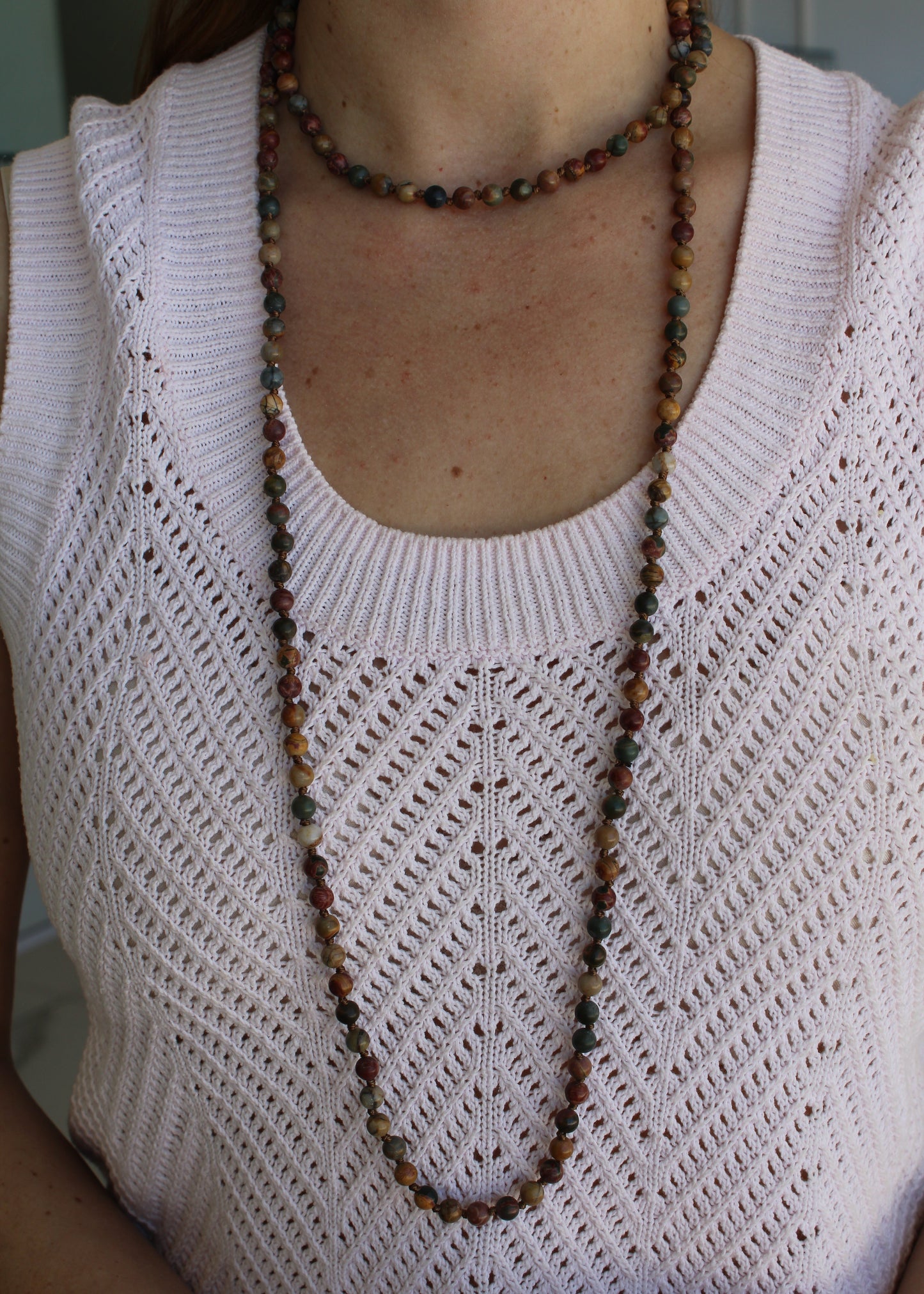 Collar Beaded Piedra