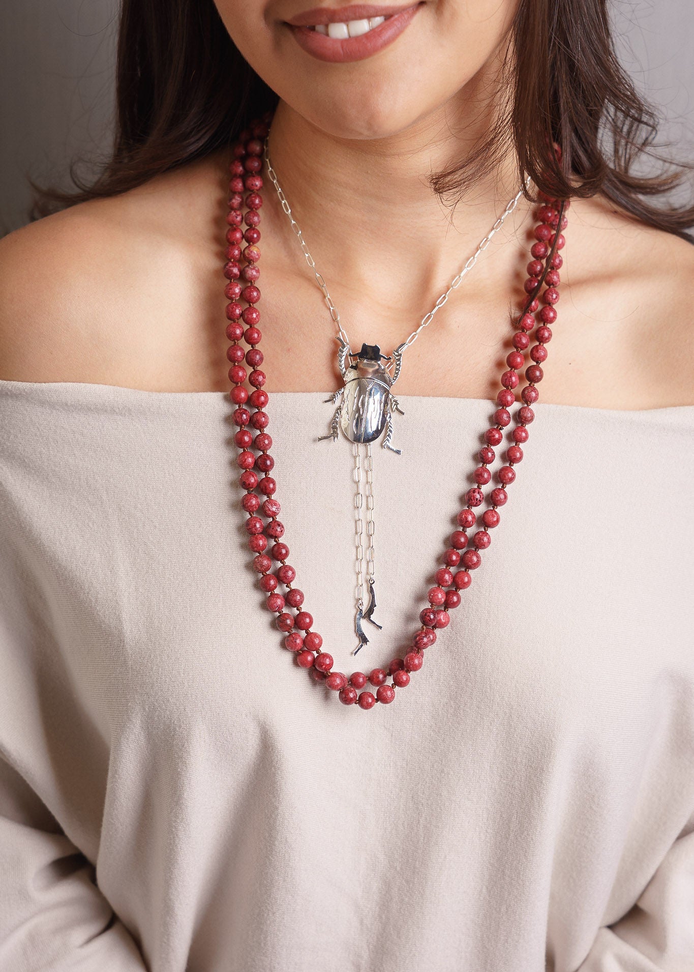 Collar Beaded Piedra