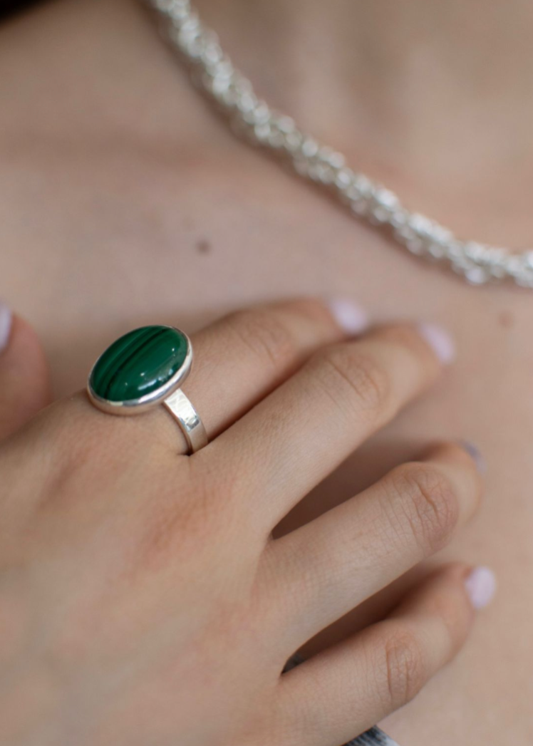 Anillo Malaquita