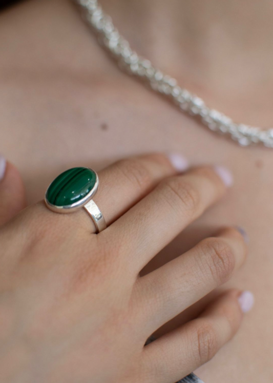 Anillo Malaquita