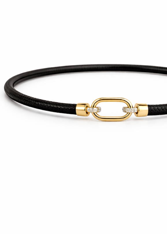Choker Cuero Link