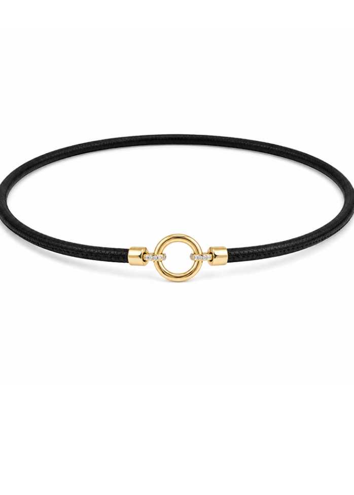 Choker Cuero Link