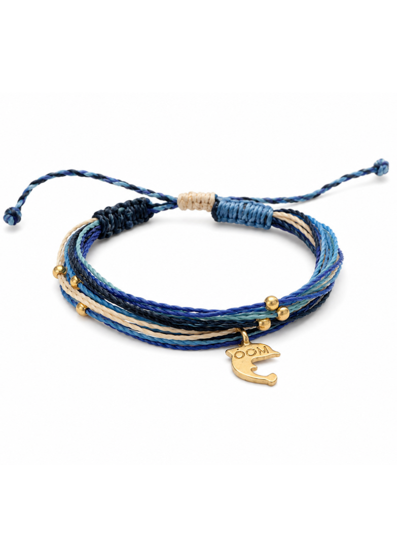 Pulsera Hilos Cuentas