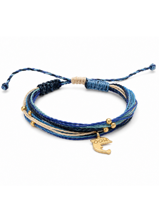 Pulsera Hilos Cuentas